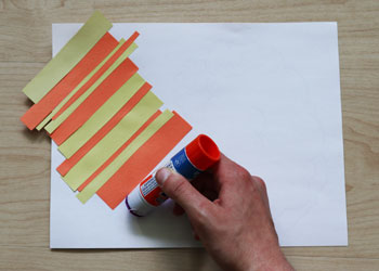 paper strip brainstorm craft