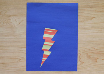paper strip brainstorm craft