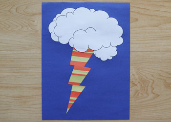 paper strip brainstorm craft