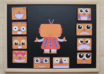 emotion-bots paper craft