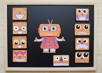 emotion-bots paper craft