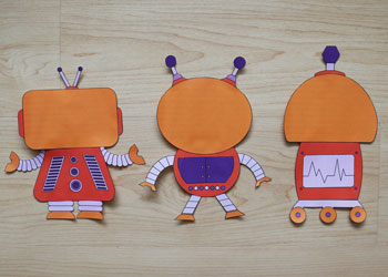 emotion-bots paper craft