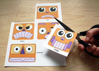 emotion-bots paper craft
